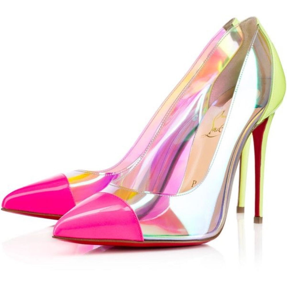 Christian Louboutin Multicolor Iridescent Heels